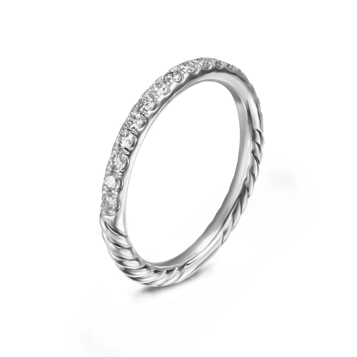 David Yurman Rings in Silver containing Diamond R12821DSSADI6