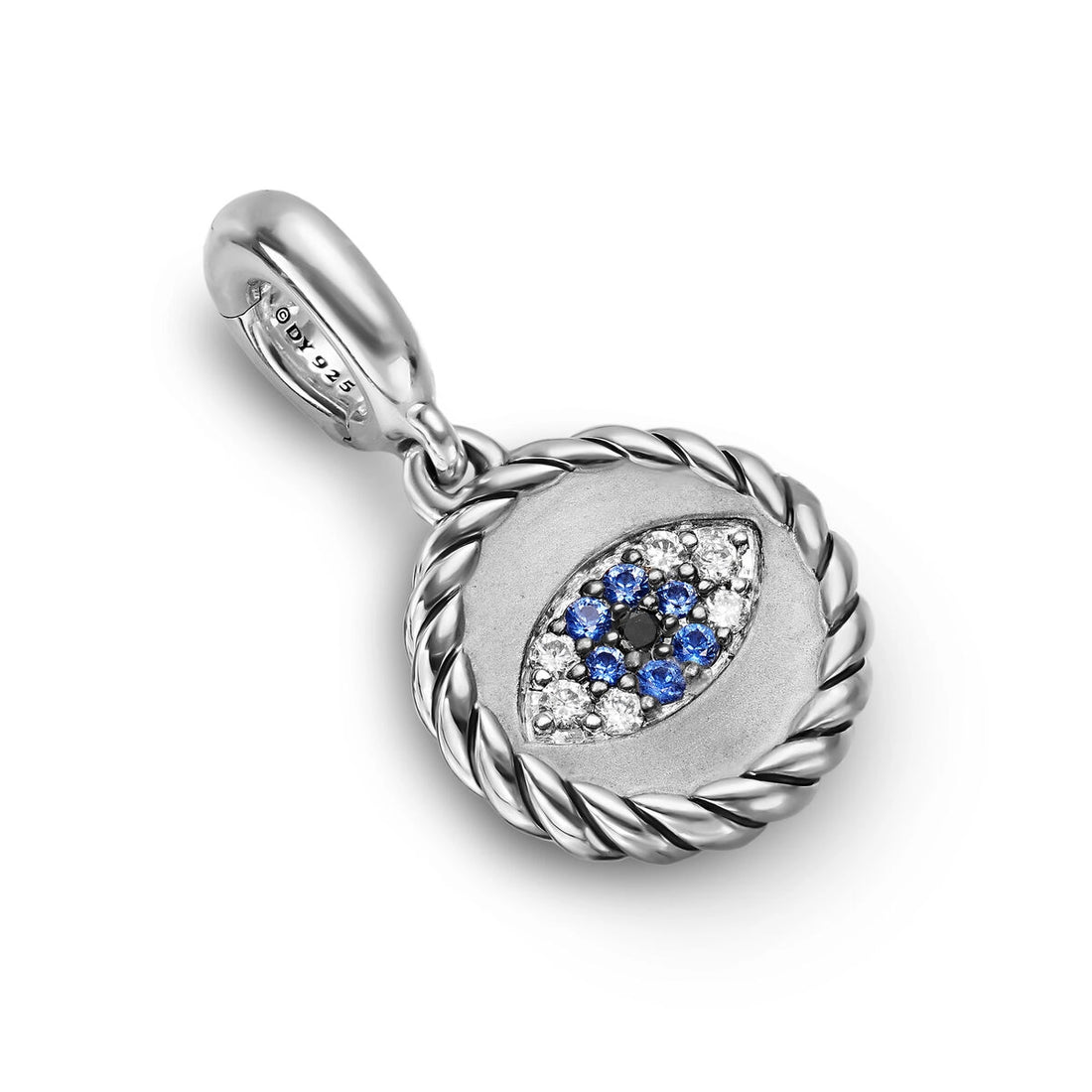 David Yurman Pendants in Silver containing Black diamond, Multi-gemstone, Diamond, Sapphire D18598DSSABSBDDI