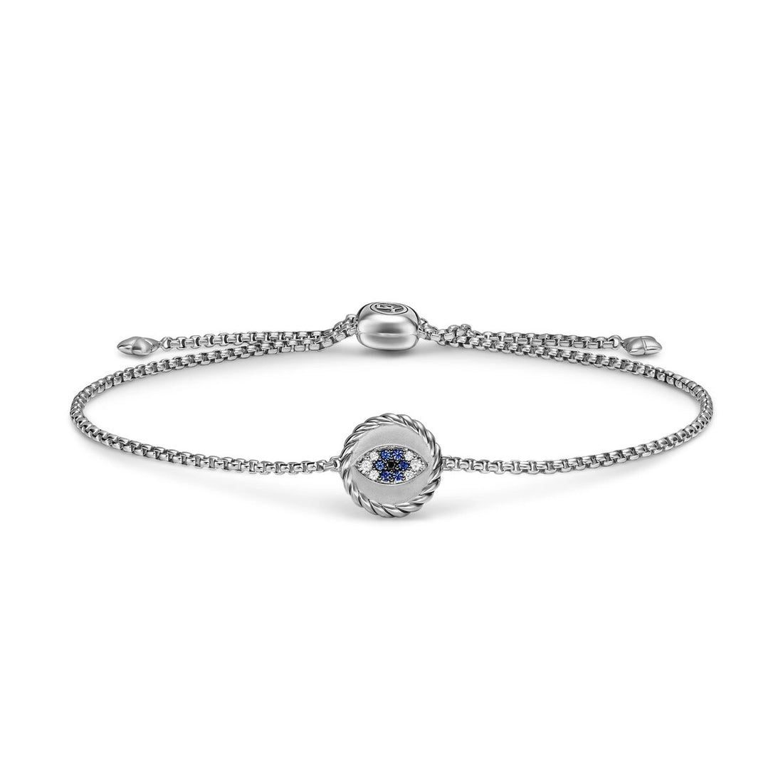 David Yurman Bracelets in Silver containing Black diamond, Multi-gemstone, Diamond, Sapphire B18598DSSABSBDDI