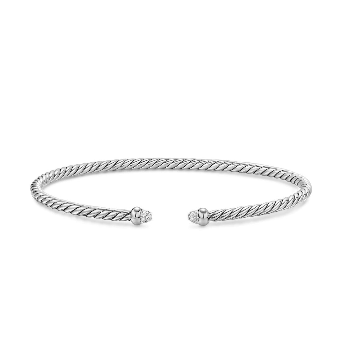 David Yurman Bracelets in Silver containing Diamond B18907DSSADIM
