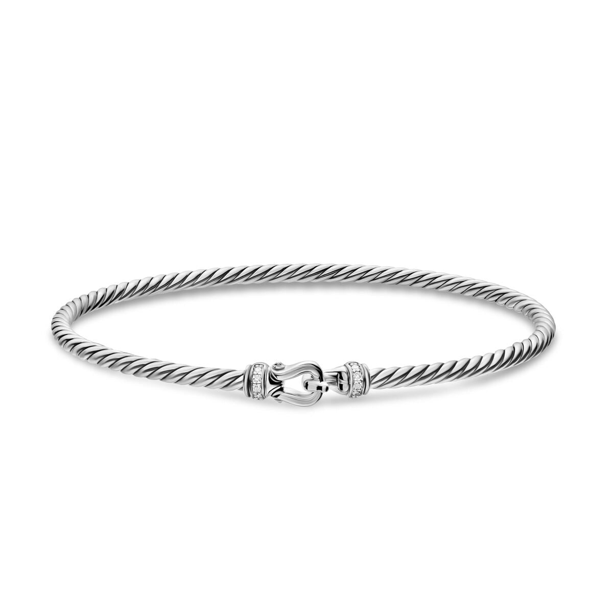David Yurman Bracelets in Silver containing Diamond B18222DSSADIM