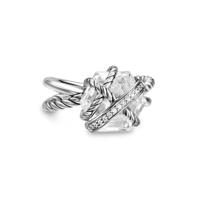 David Yurman Rings in Silver containing Other, Multi-gemstone, Diamond R11345DSSACRDI6