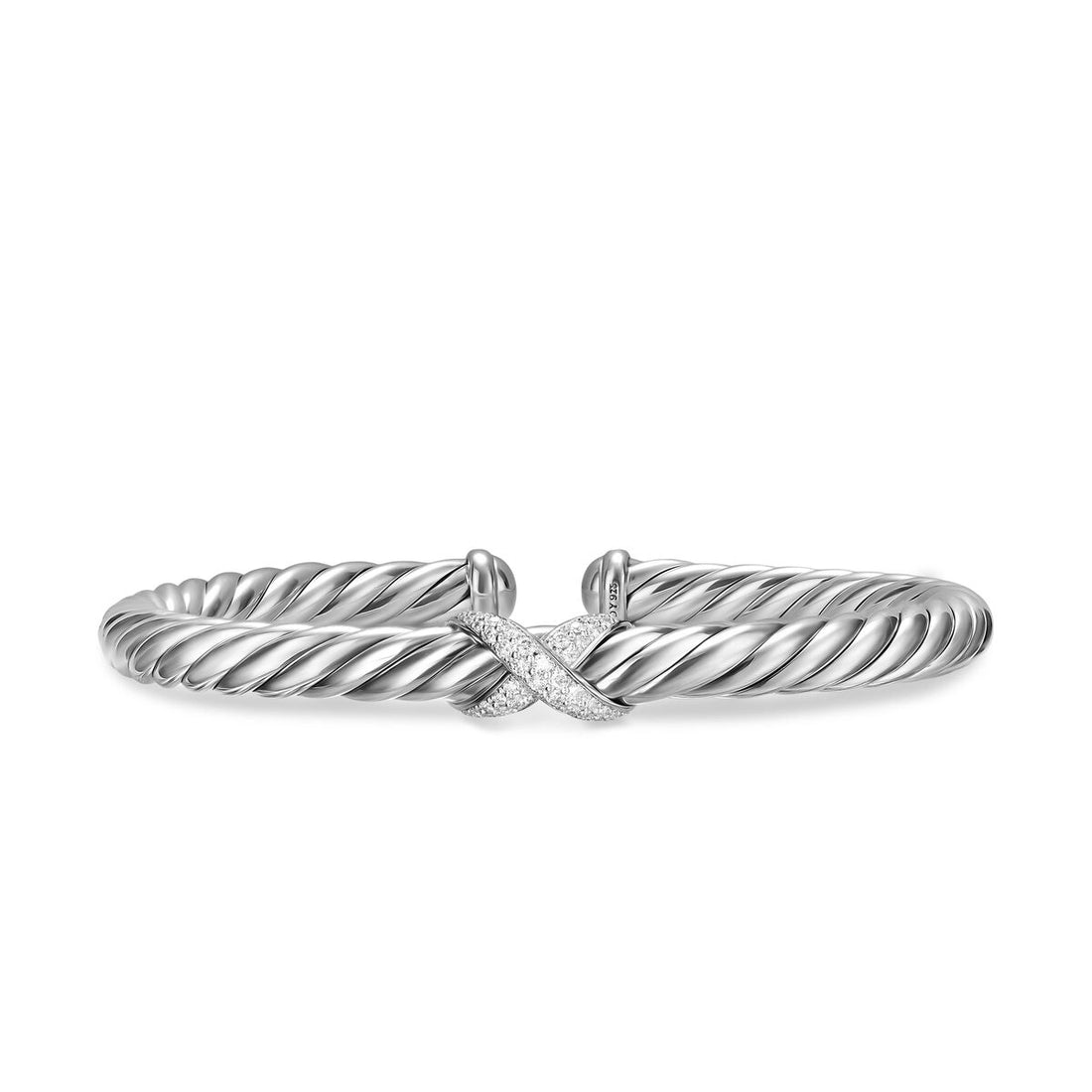 David Yurman Bracelets in Silver containing Diamond B18755DSSADIM