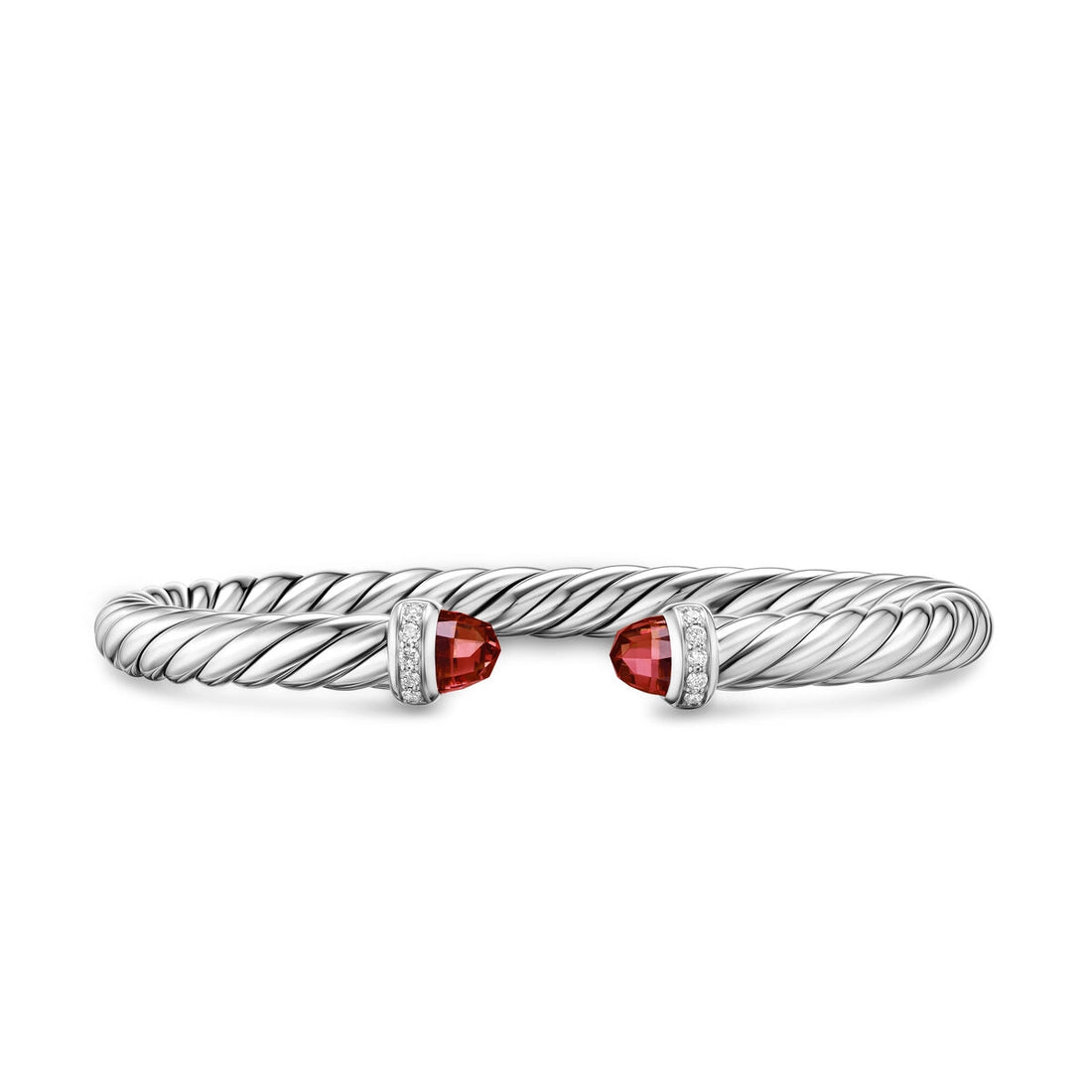 David Yurman Bracelets in Silver containing Garnet, Multi-gemstone, Diamond B18729DSSARGDIM