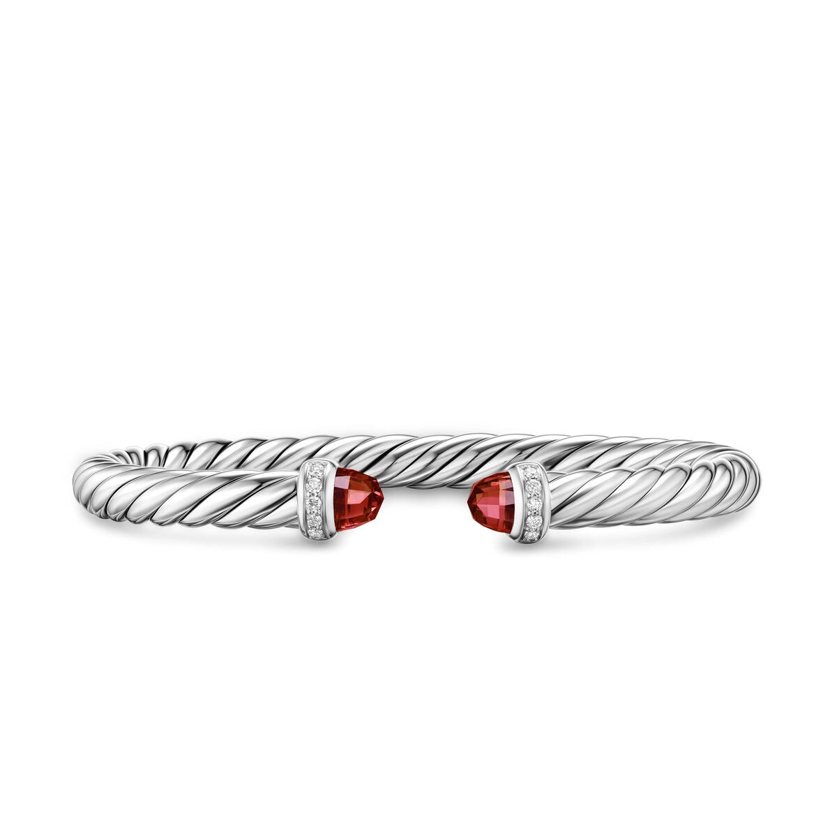 David Yurman Bracelets in Silver containing Garnet, Multi-gemstone, Diamond B18729DSSARGDIM