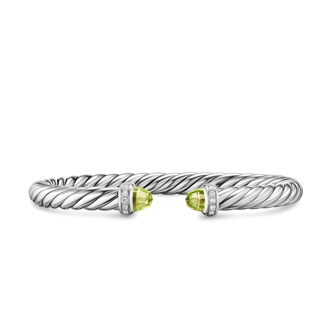 David Yurman Bracelets in Silver containing Peridot, Multi-gemstone, Diamond B18729DSSAPRDIM