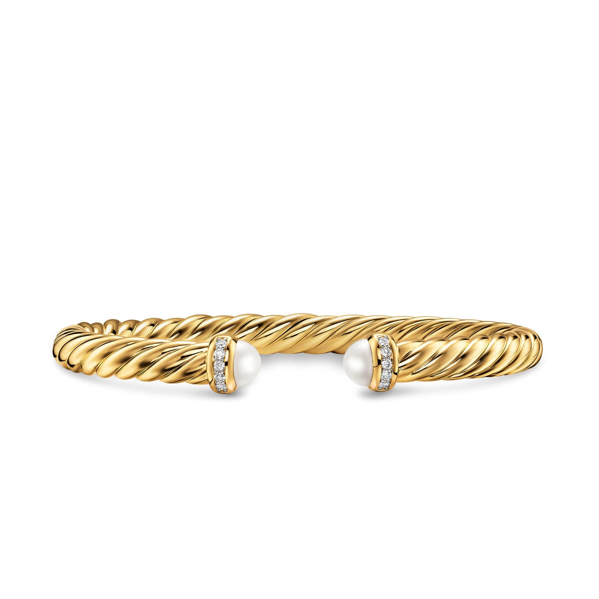 David Yurman Bracelets in Yellow Gold containing Multi-gemstone, Diamond, Pearl B18729D88DPEDIM