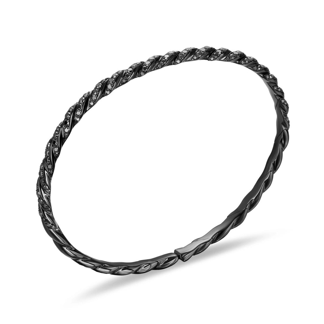 David Yurman Bracelets in White Gold containing Black diamond B13221DWBABDM