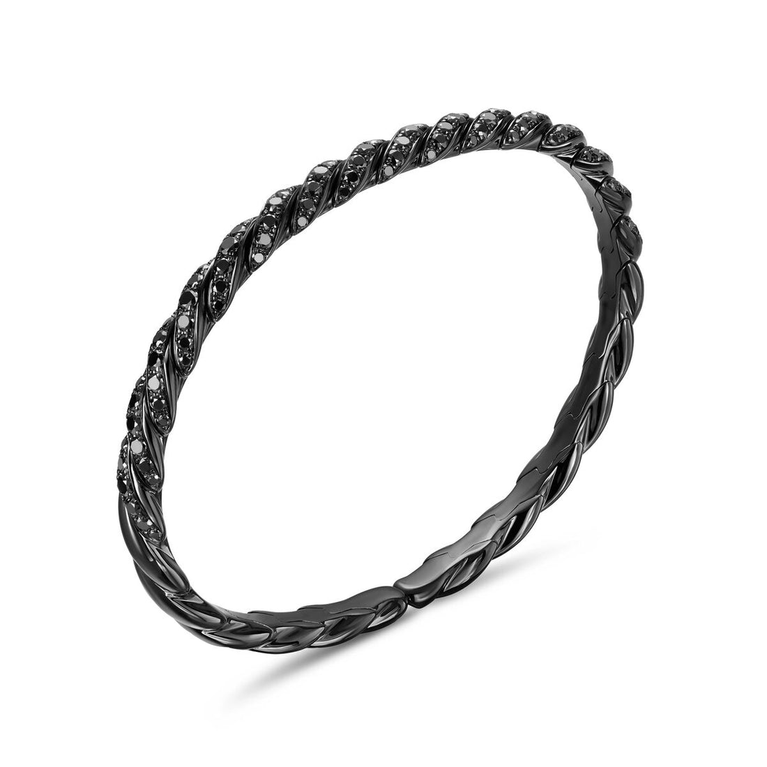 David Yurman Bracelets in White Gold containing Black diamond B13529DWBABDM