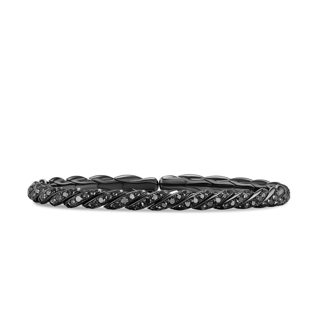David Yurman Bracelets in White Gold containing Black diamond B13529DWBABDM