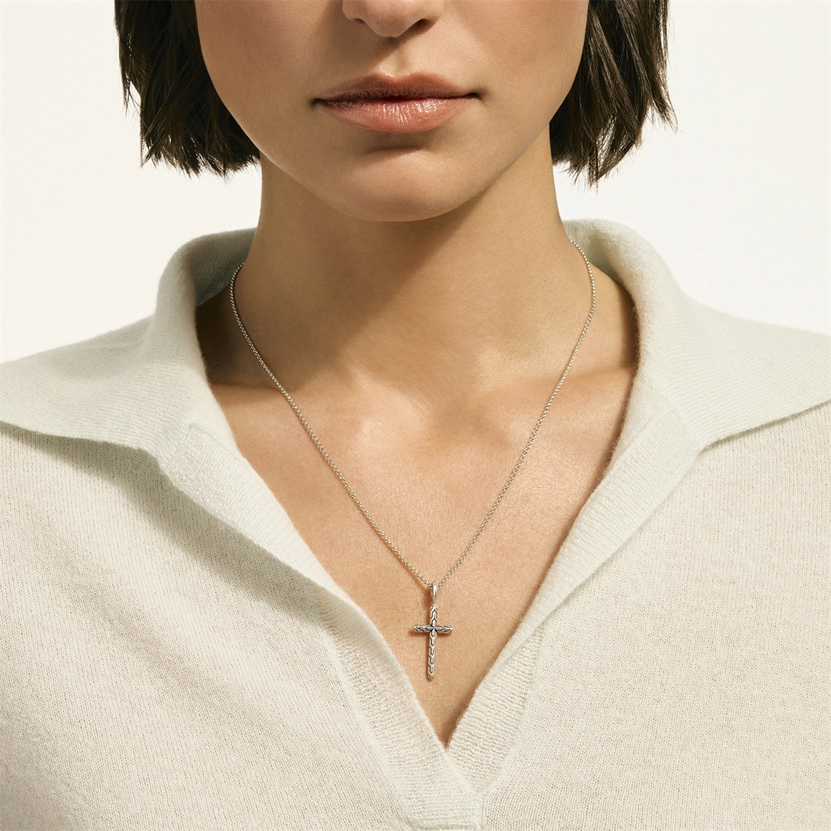 John Hardy Necklaces in Silver NB989377X16-18