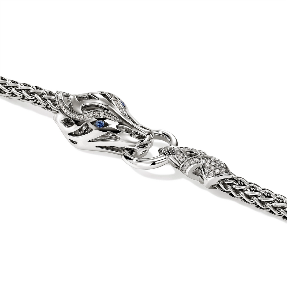 John Hardy Bracelets in Silver containing Multi-gemstone, Diamond, Sapphire BUP603742BSPDIXUM