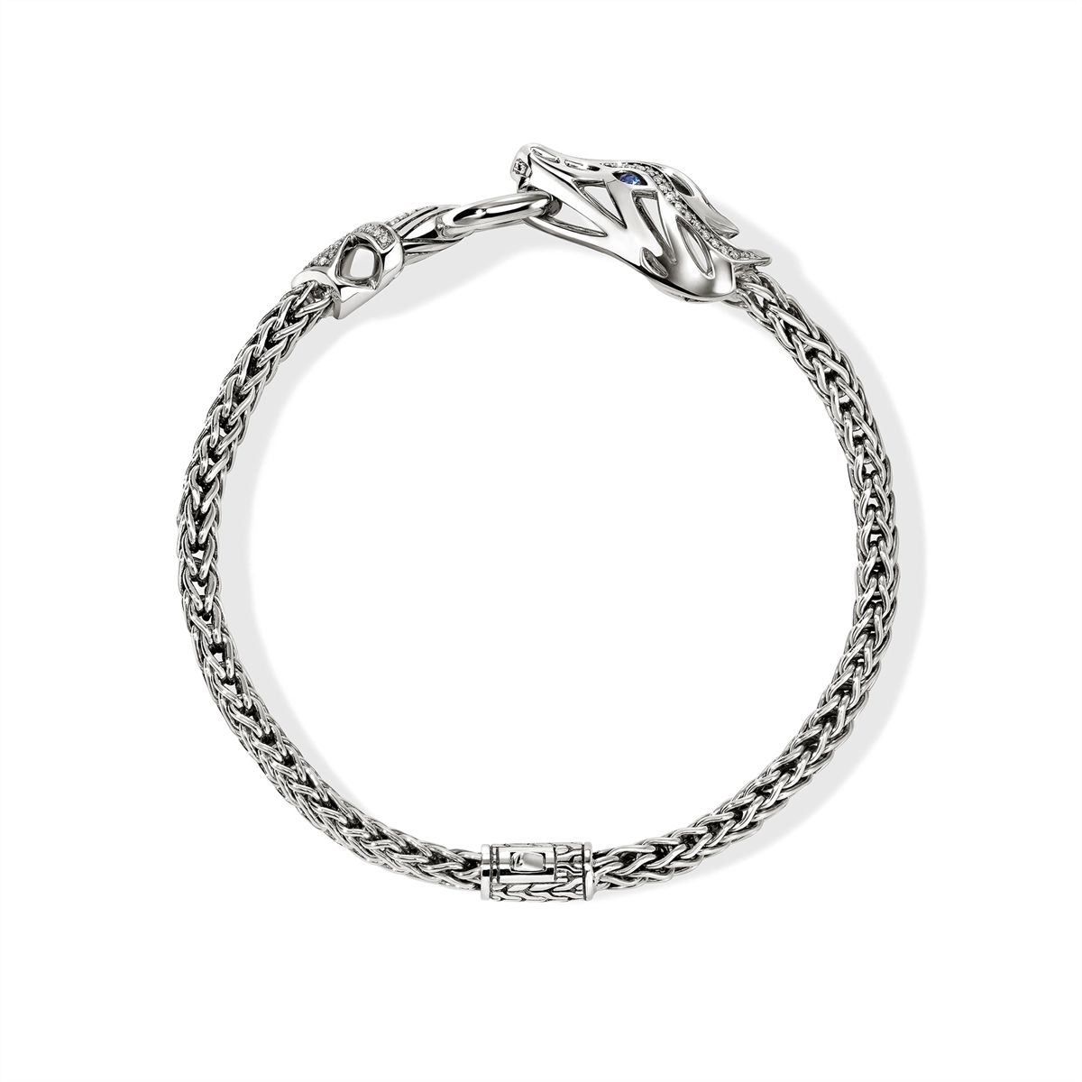John Hardy Bracelets in Silver containing Multi-gemstone, Diamond, Sapphire BUP603742BSPDIXUM