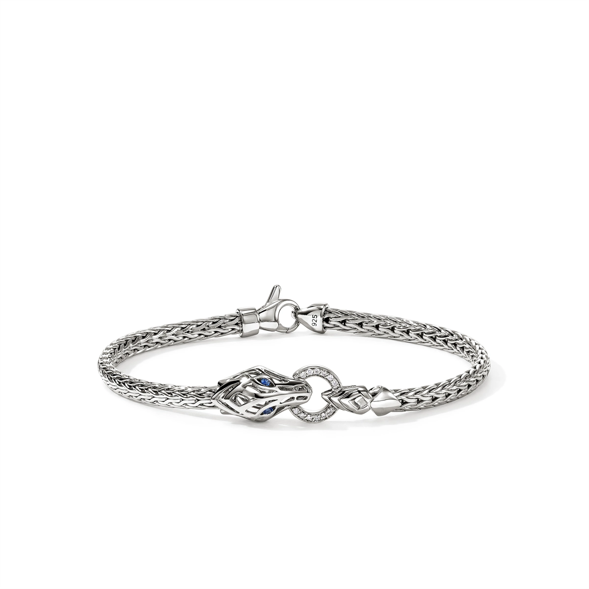 John Hardy Bracelets in Silver containing Multi-gemstone, Diamond, Sapphire BUP603752BSPDIXUM