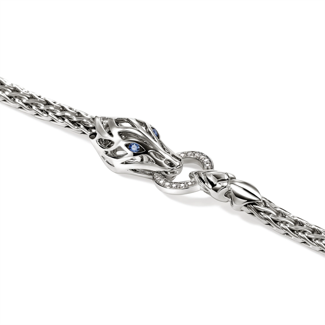 John Hardy Bracelets in Silver containing Multi-gemstone, Diamond, Sapphire BUP603752BSPDIXUM