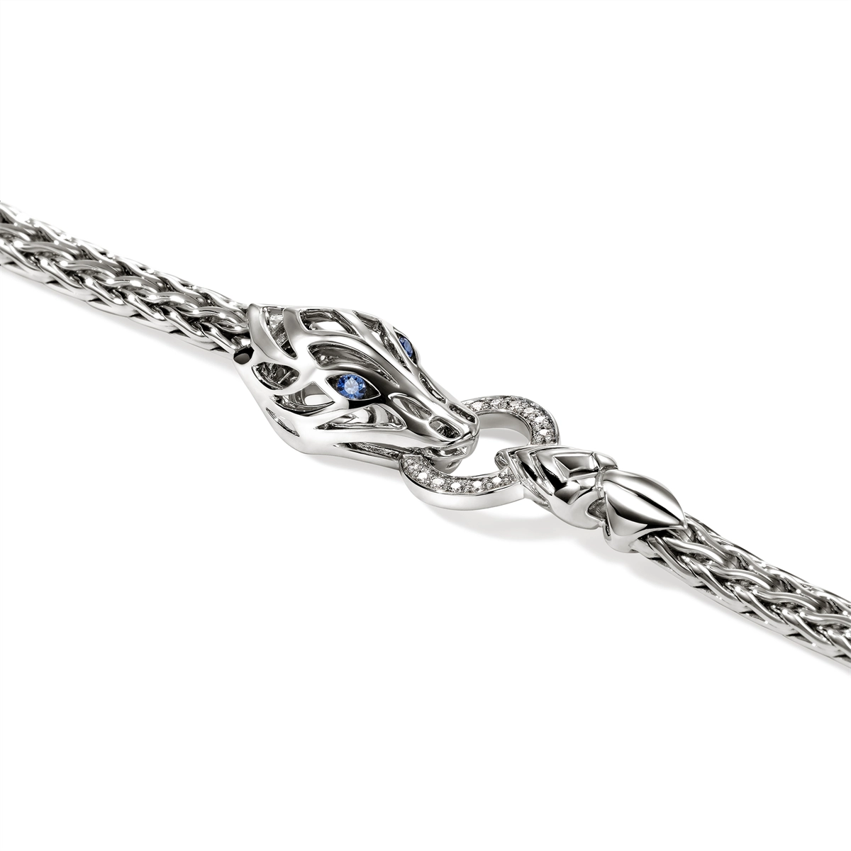 John Hardy Bracelets in Silver containing Multi-gemstone, Diamond, Sapphire BUP603752BSPDIXUM