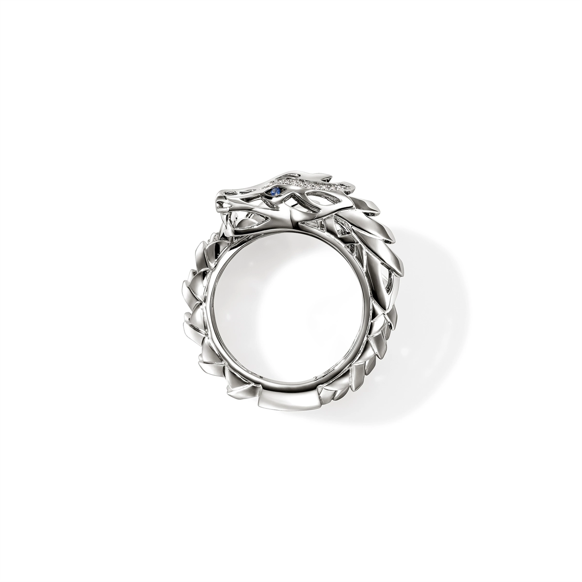 John Hardy Rings in Silver containing Multi-gemstone, Diamond, Sapphire RBP603762BSPDIX7