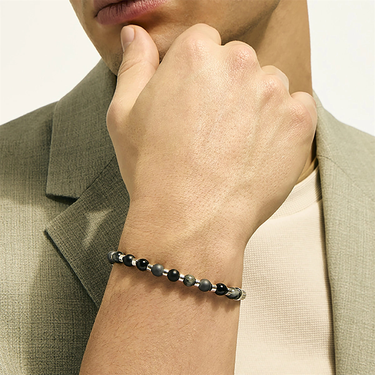 John Hardy Bracelets in Silver containing Black onyx, Other, Multi-gemstone BUS989601BONHEXUL