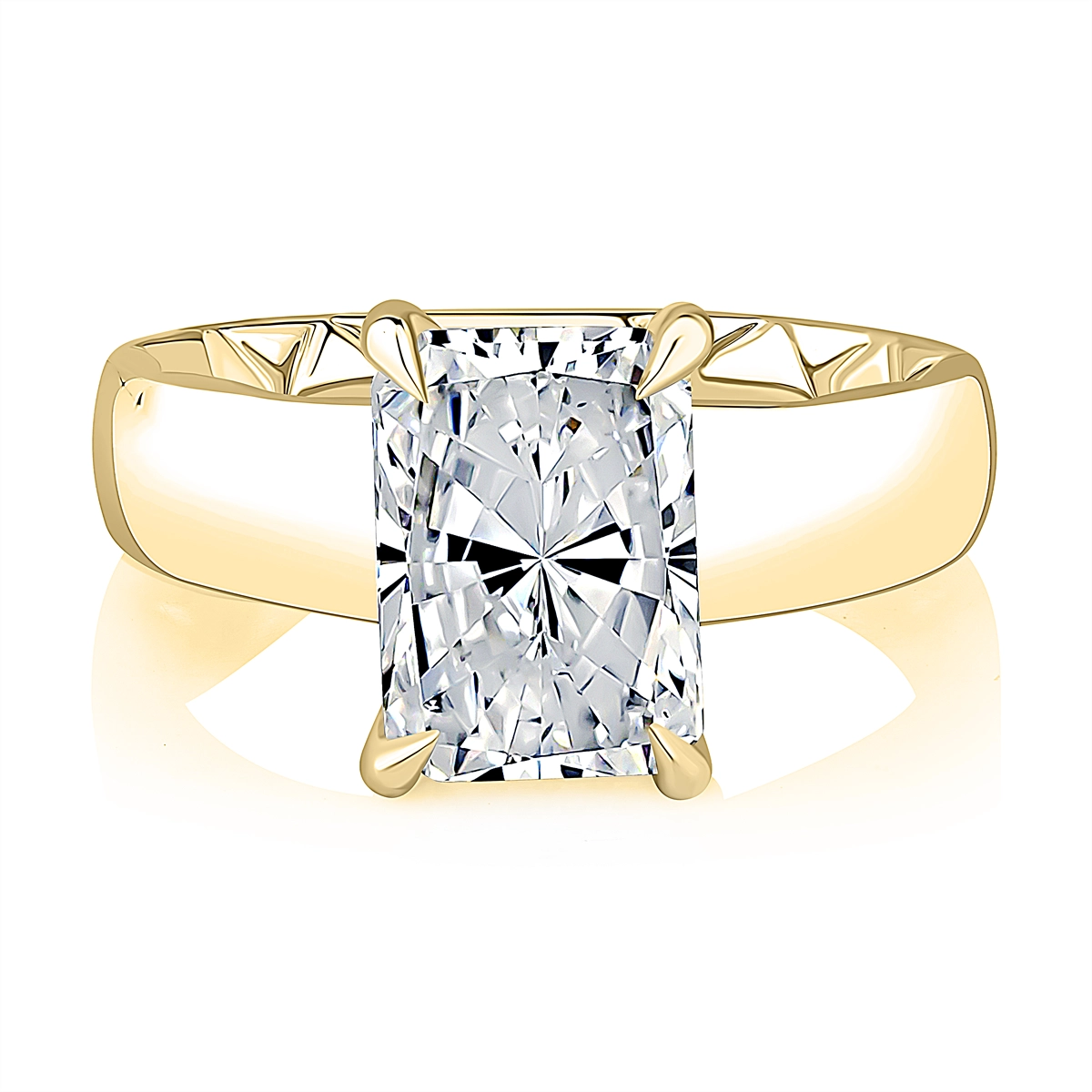 A. Jaffe Engagement Rings in Yellow Gold containing Diamond MECRA3576Q/310D
