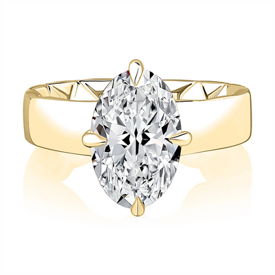 A. Jaffe Engagement Rings in Yellow Gold containing Diamond MECOV3581Q/310
