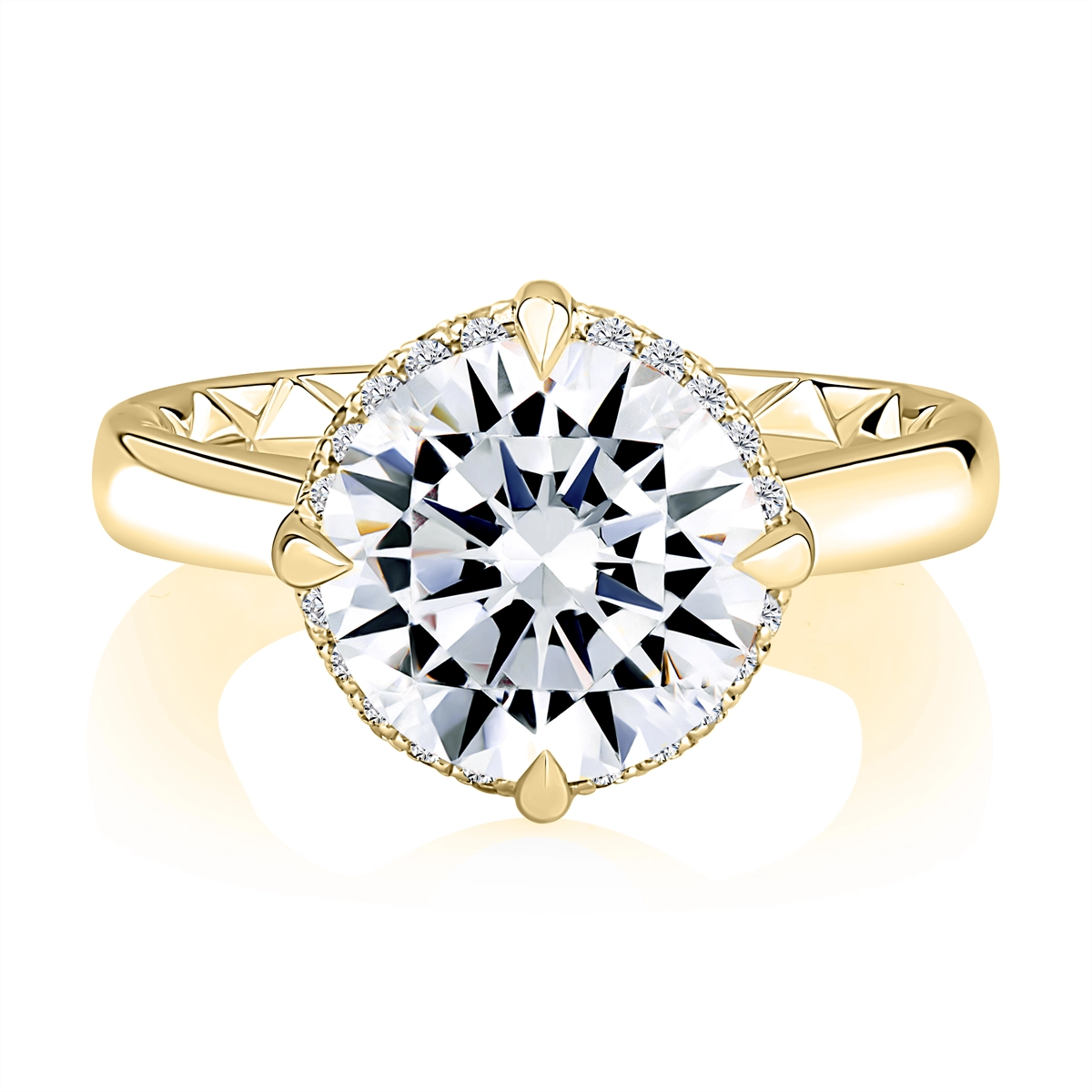 A. Jaffe Engagement Rings in Yellow Gold containing Diamond MECRD3577Q/320