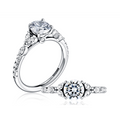 A. Jaffe Engagement Rings in White Gold containing Diamond 451971