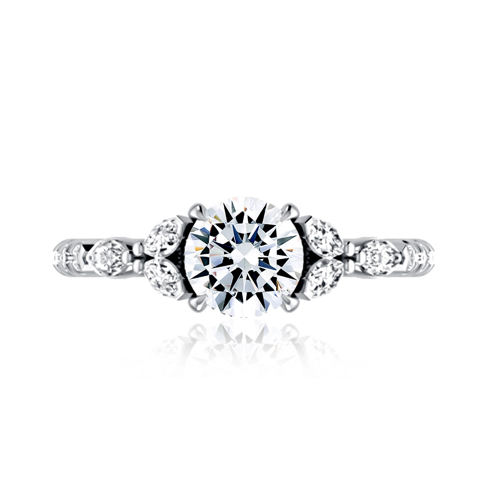 A. Jaffe Engagement Rings in White Gold containing Diamond 451971