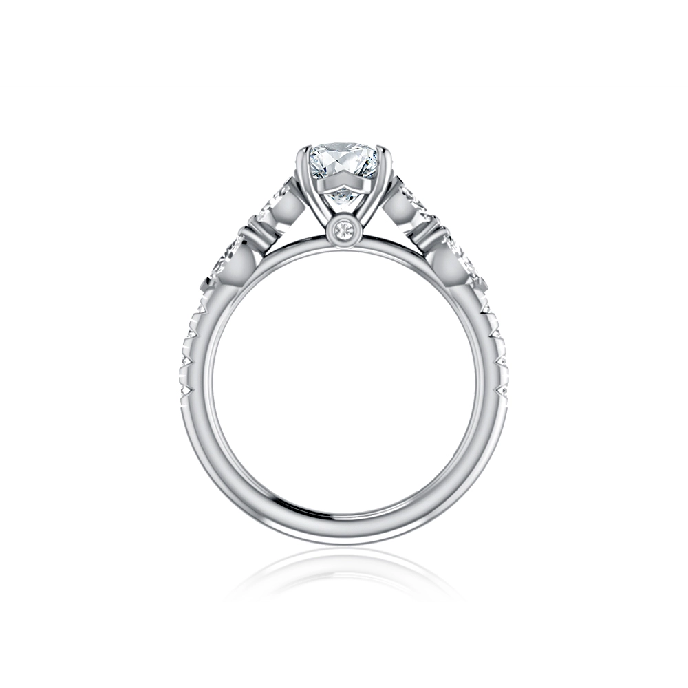 A. Jaffe Engagement Rings in White Gold containing Diamond 451971