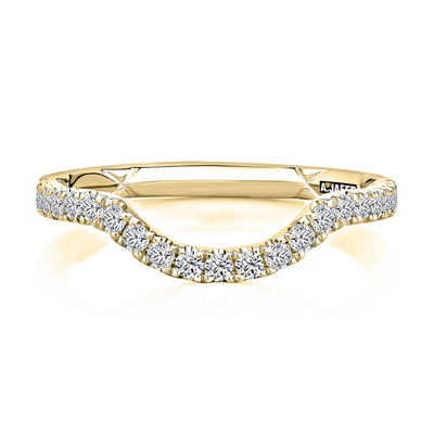 A. Jaffe Wedding Rings in Yellow Gold containing Diamond MRCOV3578Q/29