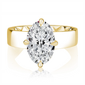 A. Jaffe Engagement Rings in Yellow Gold containing Diamond MECOV3575Q/308