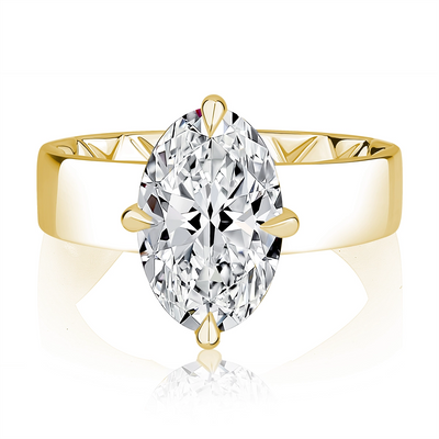 A. Jaffe Engagement Rings in Yellow Gold containing Diamond MECOV3575Q/308