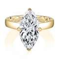 A. Jaffe Engagement Rings in Yellow Gold containing Diamond MECMQ3575Q/360-14Y