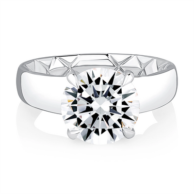 A. Jaffe Engagement Rings in White Gold containing Diamond MECRD3576Q/358
