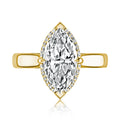 A. Jaffe Engagement Rings in Yellow Gold containing Diamond MECMQ3658Q/370-14Y