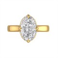 A. Jaffe Engagement Rings in Yellow Gold containing Diamond MECOV3656Q/320-14Y