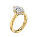 A. Jaffe Engagement Rings in Yellow Gold containing Diamond MECOV3656Q/320-14Y