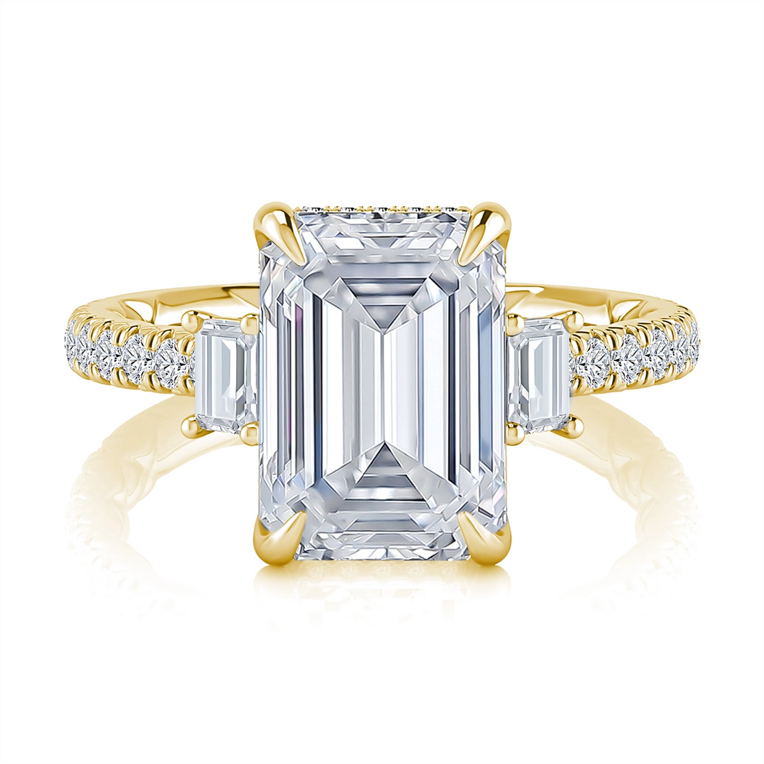 A. Jaffe Engagement Rings in Yellow Gold containing Diamond MECEC3561Q/426