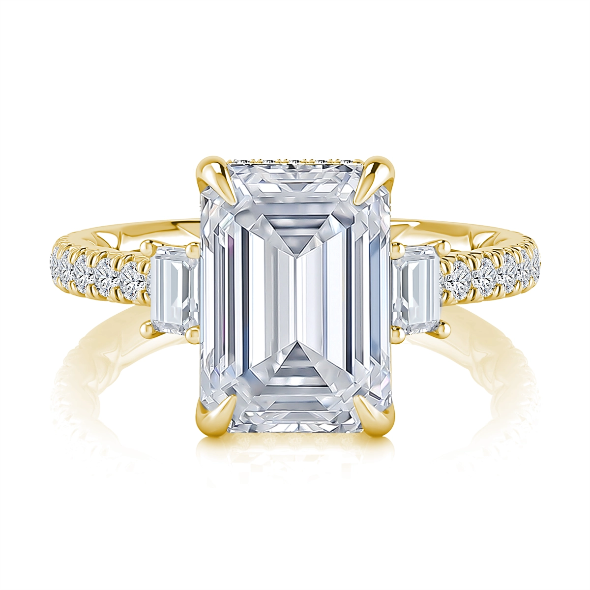 A. Jaffe Engagement Rings in Yellow Gold containing Diamond MECEC3561Q/426