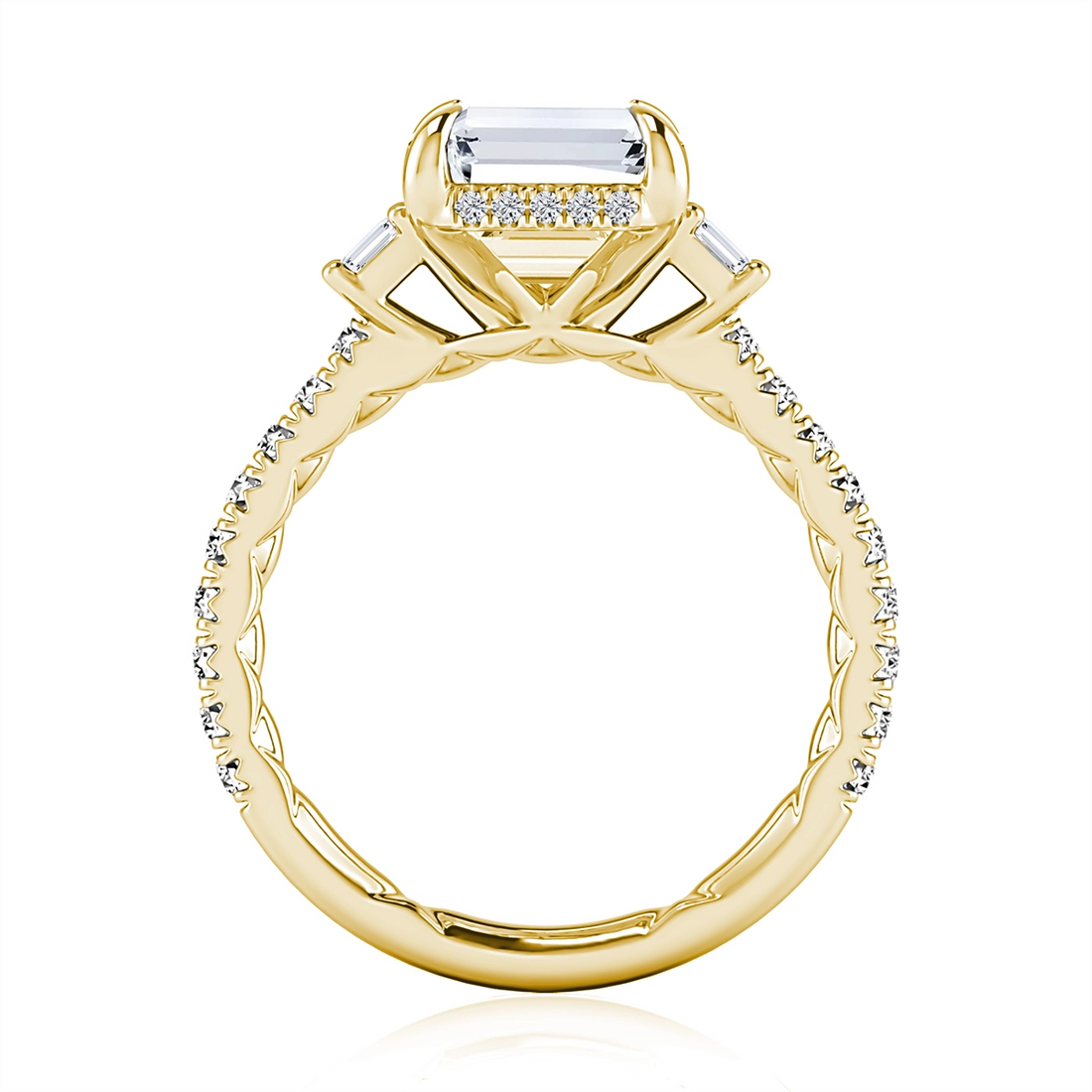 A. Jaffe Engagement Rings in Yellow Gold containing Diamond MECEC3561Q/426