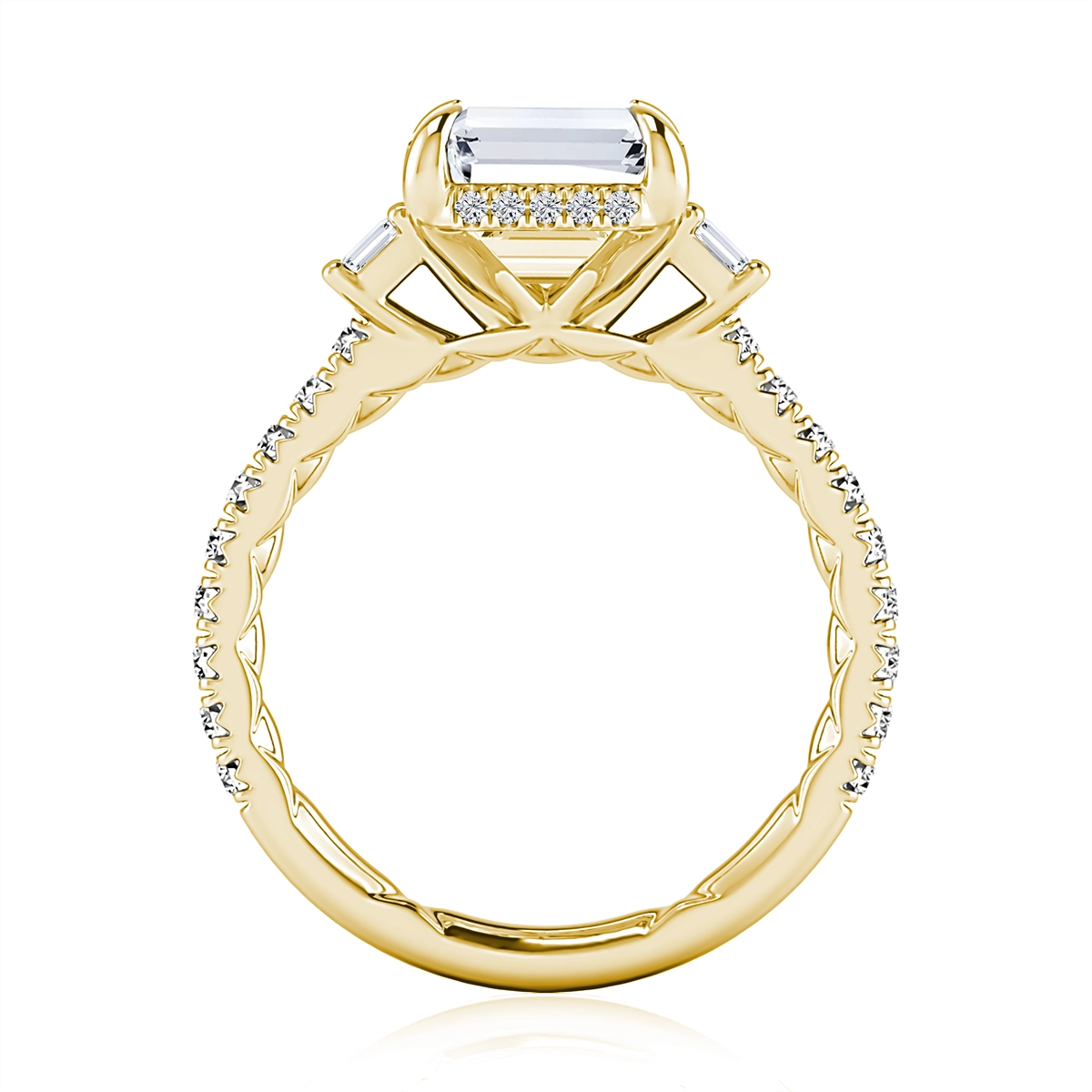 A. Jaffe Engagement Rings in Yellow Gold containing Diamond MECEC3561Q/426