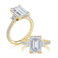 A. Jaffe Engagement Rings in Yellow Gold containing Diamond MECEC3561Q/426
