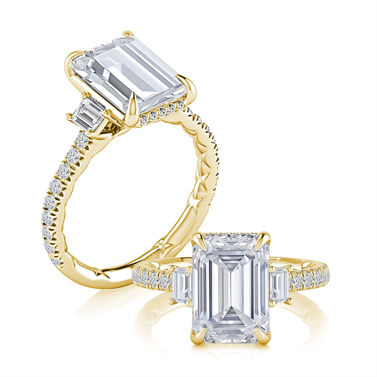 A. Jaffe Engagement Rings in Yellow Gold containing Diamond MECEC3561Q/426