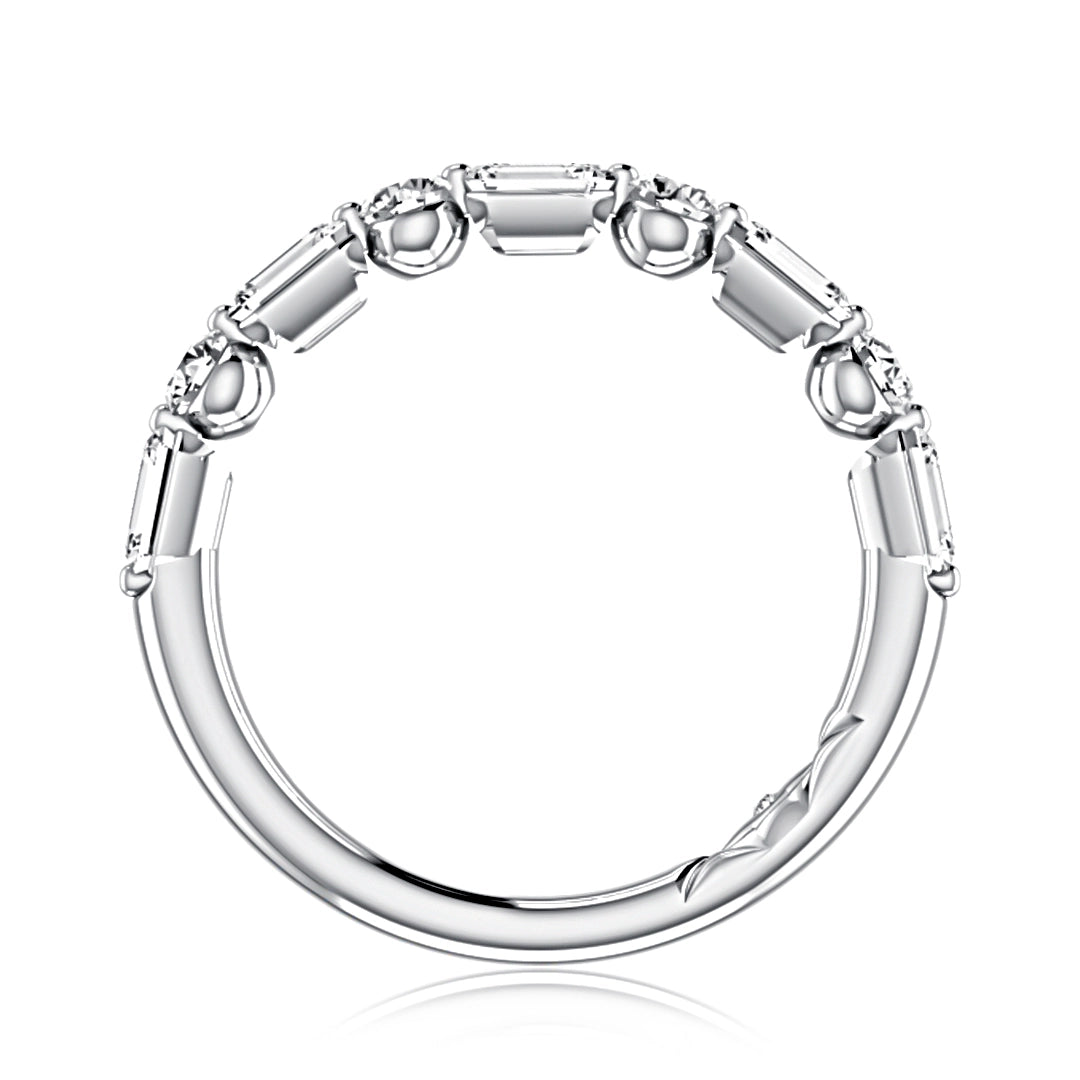 A. Jaffe Wedding Rings in White Gold containing Diamond WRC3655L/101-WP
