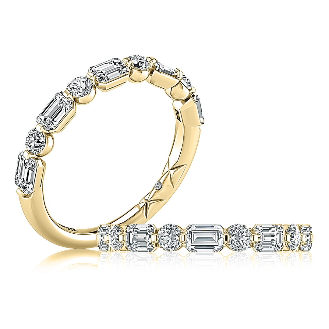 A. Jaffe Wedding Rings in Yellow Gold containing Diamond WRC3655L/101-Y