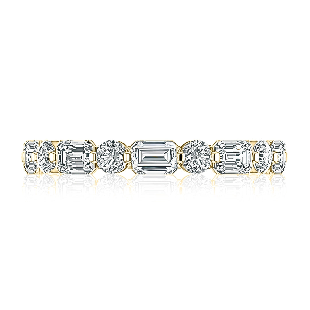 A. Jaffe Wedding Rings in Yellow Gold containing Diamond WRC3655L/101-Y