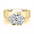 A. Jaffe Engagement Rings in Yellow Gold containing Diamond MECOV3578Q/309