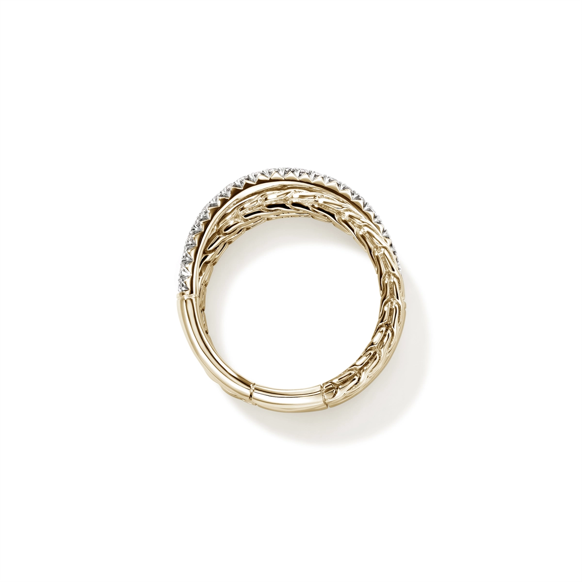 John Hardy Rings in Yellow Gold containing Diamond RGGX987152DIX7