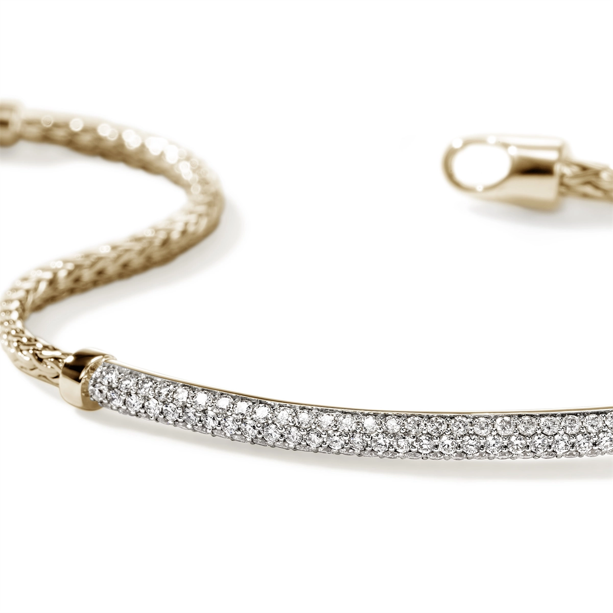 John Hardy Bracelets in Yellow Gold containing Diamond BUGGX987082DIXUM