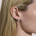 John Hardy Earrings in Silver containing Diamond EBP987822DI