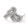 John Hardy Earrings in Silver containing Diamond EBP987822DI